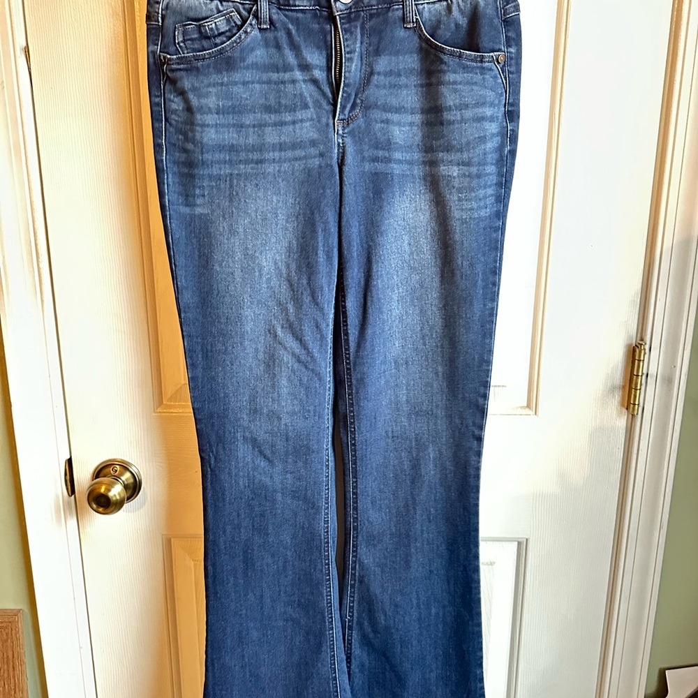 Democracy Women's Boot Cut Jeans in Blue
